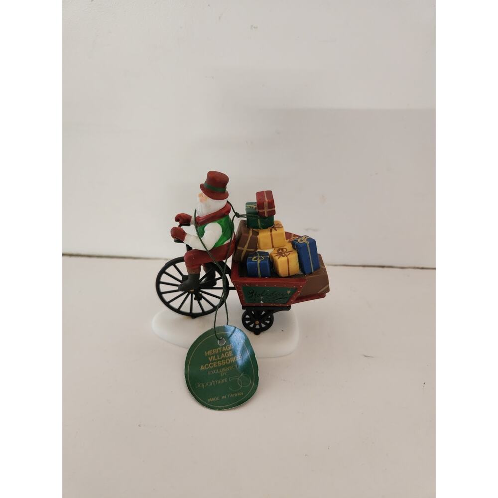 Dept 56 Heritage Village Santa Holiday Deliveries boxed